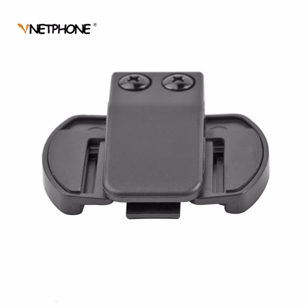 VNETPHONE V6 V4 V2-500C зажим Кронштейн подходит для мотоцикла BT Bluetooth мульти переговорные гарнитуры шлем домофон