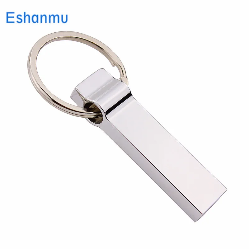 Металлическая usb-флешка Eshanmu с бесплатным логотипом на заказ флэш-накопитель 2 ГБ 4