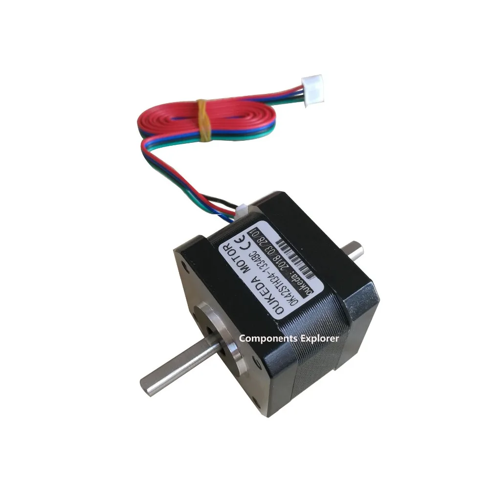 Шаговый двигатель Nema 17 42BYGH34 0 32 нм 1 8 градусов 42 двухвальный для 3D принтера|Шаговый