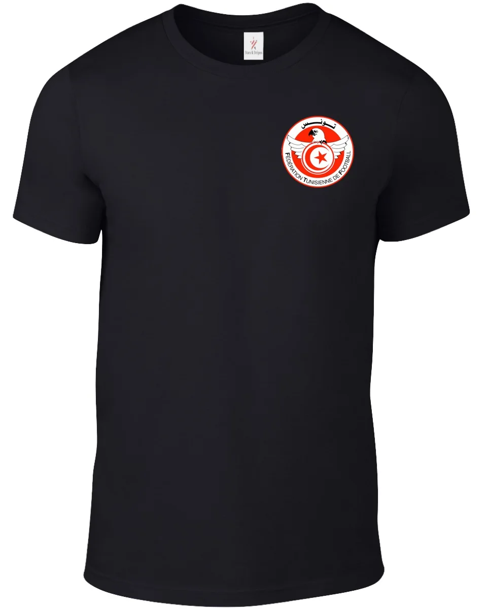 Футболка Тунис 2019 Мужская футболка легендарный футболист новая летняя модная