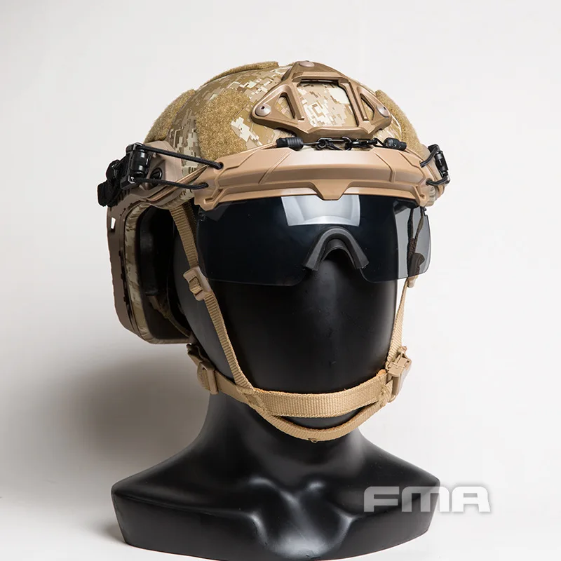 

Fma Helmet Special-purpose Part Style Defence Fog Goggles 3mm Thickness Lens Field Operations Goggles Tb1333 -acu -g