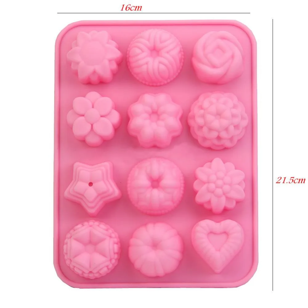 12 видов стилей силиконовая форма для торта цветок сделай сам украшение фонданта