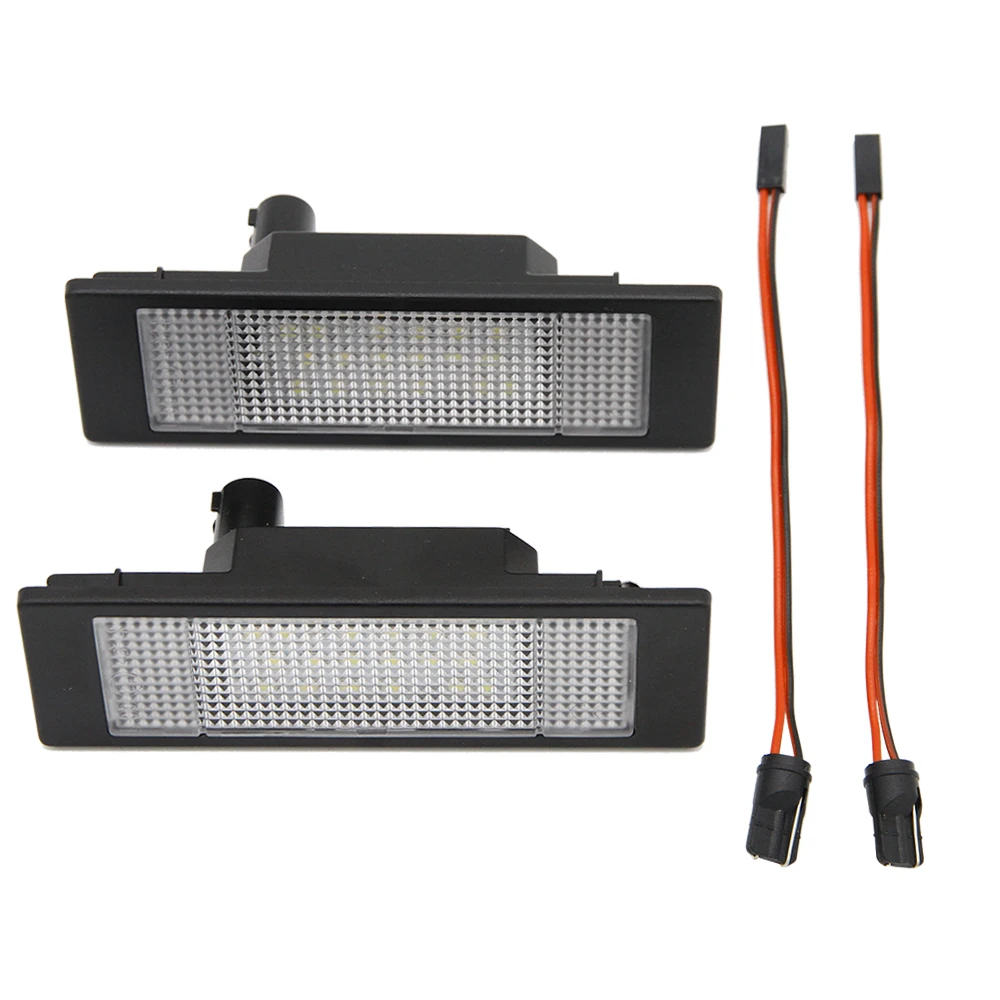 2Pcs for Alfa Romeo 156 159 166 Brera GT Spider 1997-2010 LED License Plate light Car styling White Tail Automotive - купить по