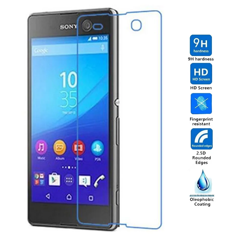 Закаленное стекло премиум класса 9H для Sony Xperia M5 E5603 с защитой от царапин защитная
