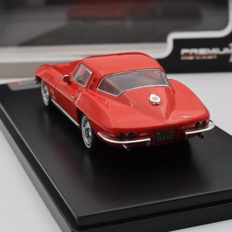 IXO Premium X 1:43 Корвет C2 морской скат спортивного купе 1964 красный PRD562 Ограниченная серия Коллекция игрушки модели автомобилей
