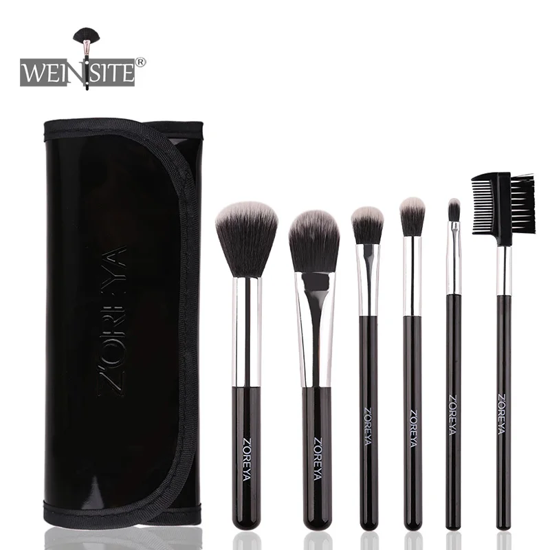 Набор кистей для макияжа ZOREYA набор из 6 пудры бровей румян профессиональный