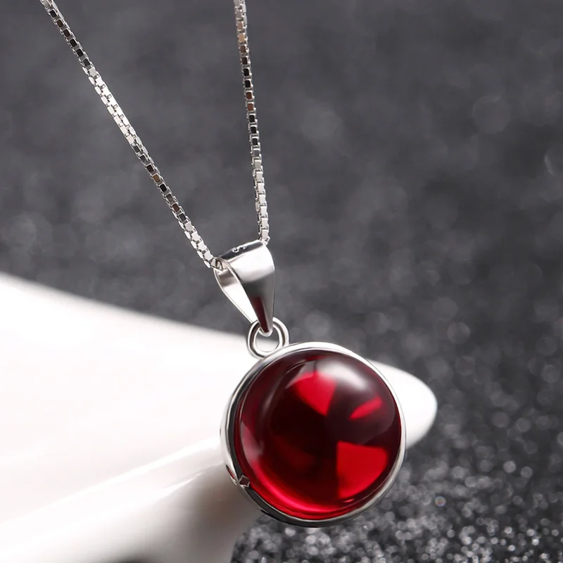 Натуральный камень White Diamond Ruby круглые камни рисунок Кристалл 925 Щепка кулон