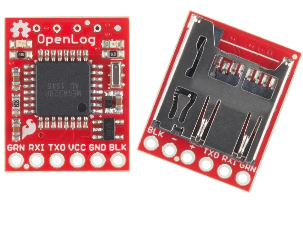 

Последовательный регистратор данных Openlog ATmega328, с открытым исходным кодом, поддержка Micro SD