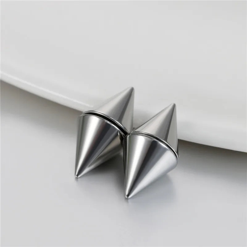 Магнитные серьги Boniskiss унисекс для мужчин и женщин с заклепками из нержавеющей