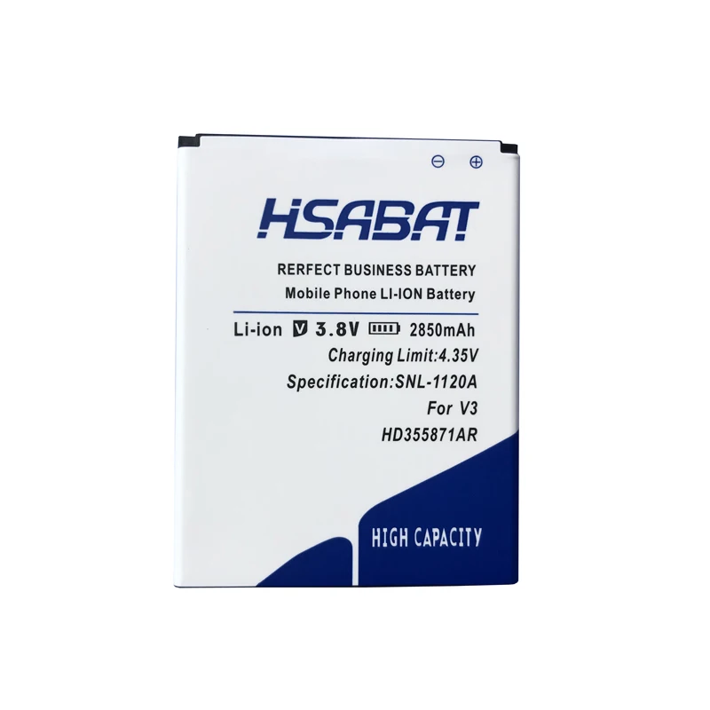Аккумулятор HSABAT 2850 мАч высококачественный аккумулятор HD355871AR для iNEW V3 V3C + V3Plus /V3 PLUS