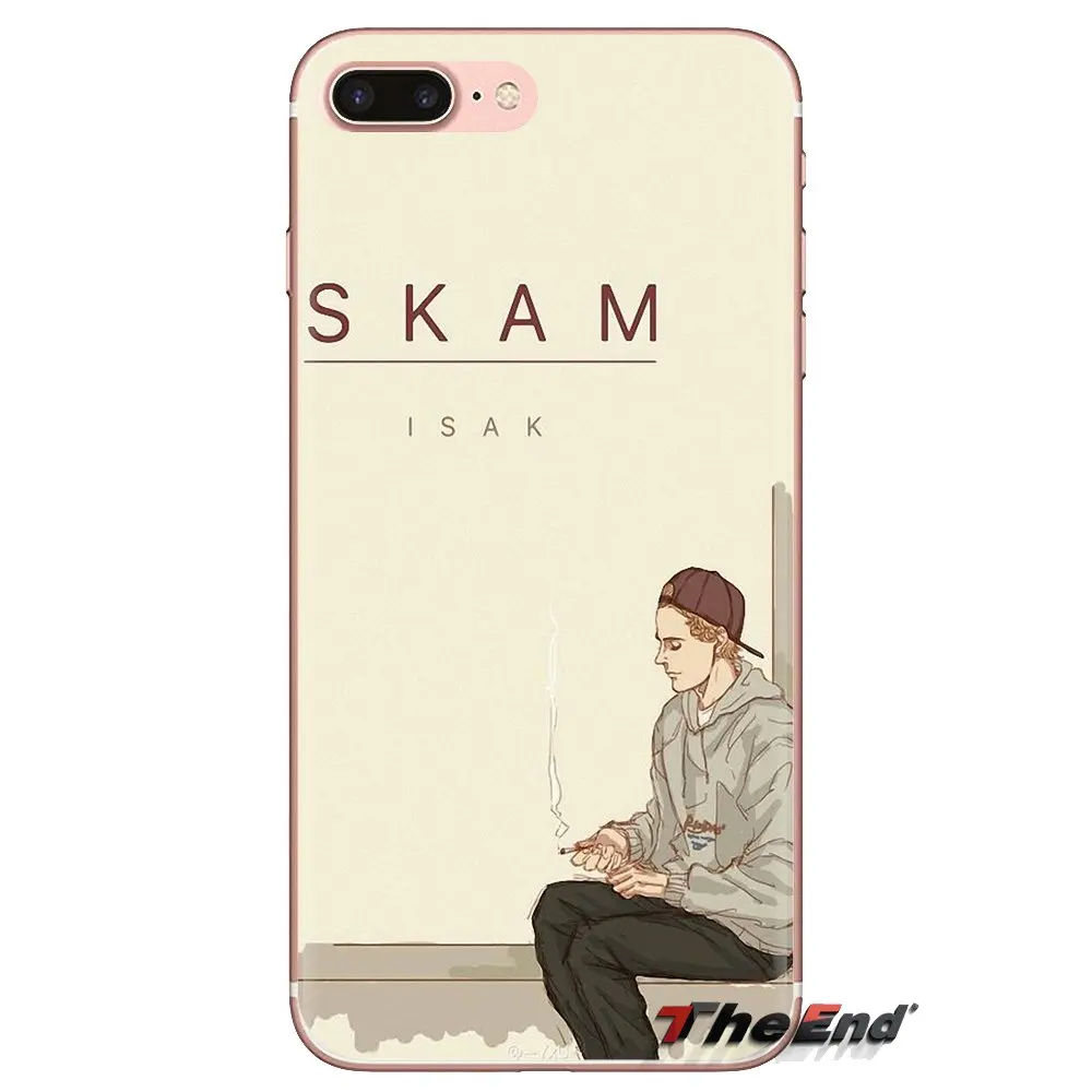 For iPod Touch Apple iPhone 4 4S 5 5S SE 5C 6 6S 7 8 X XR XS Plus MAX Norwegian Tv gay drama Skam Soft Transparent Cases Covers |