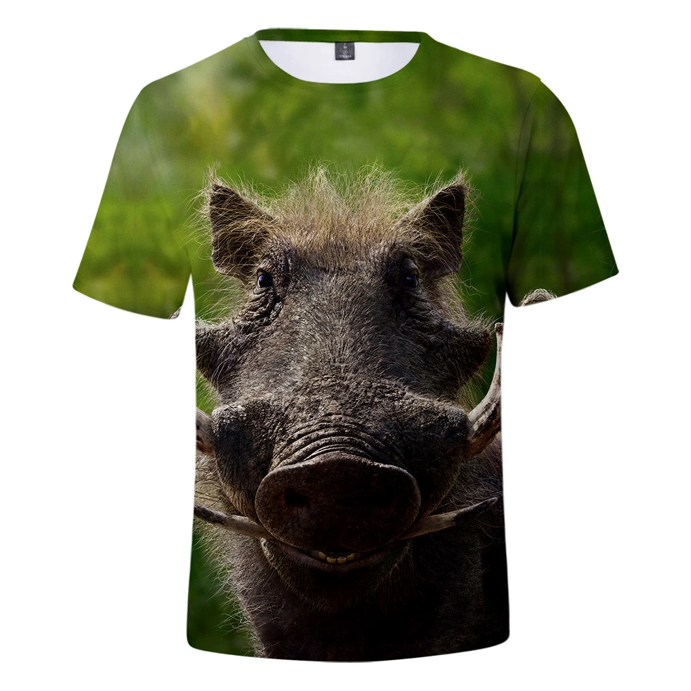 Футболка Мужская/женская с 3D принтом льва модный короткий топ рисунком крутая