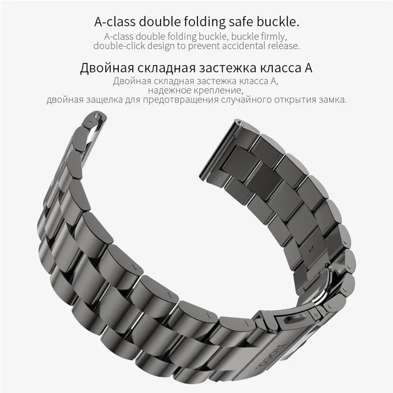 Браслет HOCO для Samsung Galaxy Watch 46 мм из нержавеющей стали 316L с красивой