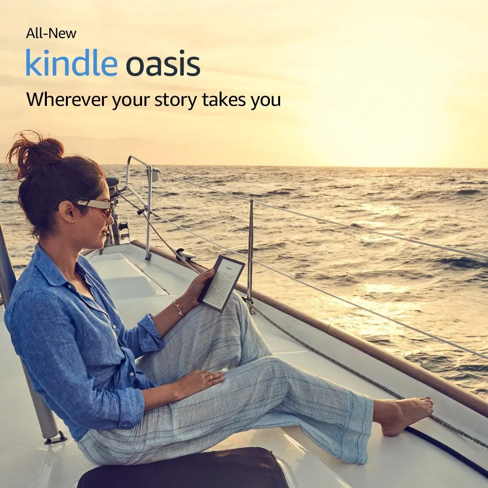 Полностью Новый Kindle Oasis 8 ГБ E reader 7 дюймовый дисплей высокого разрешения (300 ppi)