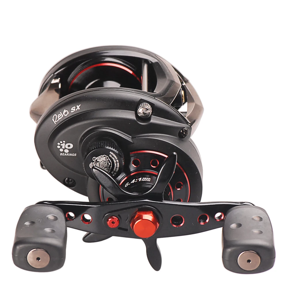 ABU GARCIA REVO SX HS низкопрофильная Рыболовная катушка 10BB для ловли рыбы в соленой воде