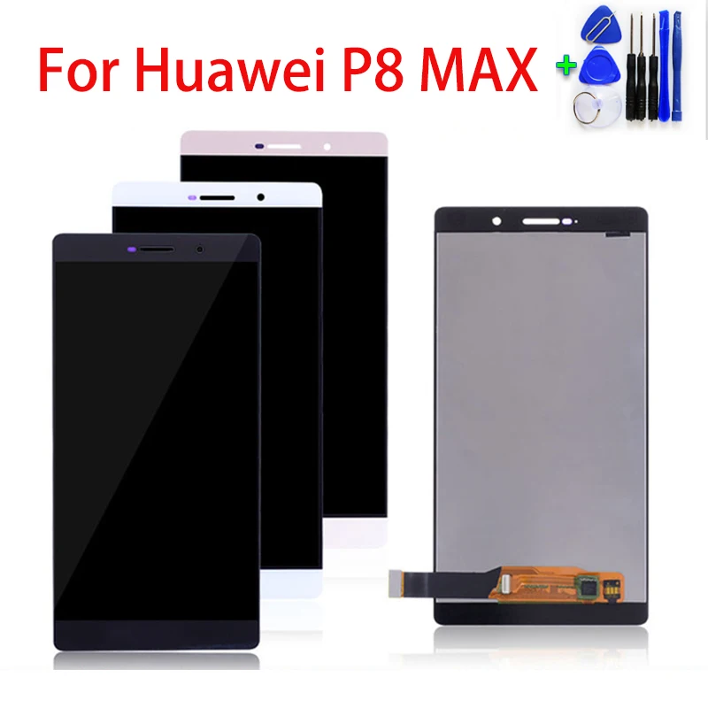 6,8 дюйма для huawei P8 Max DAV-703L P8Max ЖК-дисплей Дисплей Сенсорный экран планшета Ассамблеи Запасные части, светодиодный Дисплей бесплатный подарок