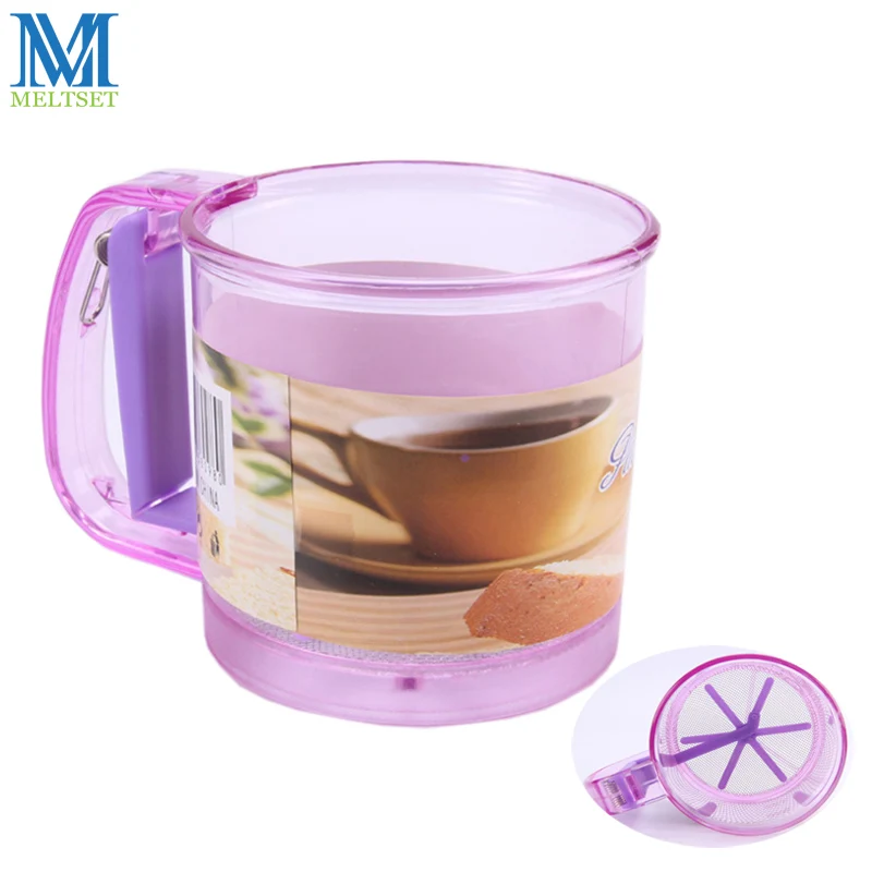 Новые инструменты для кондитерских изделий сито муки 250 мл пластиковый шейкер