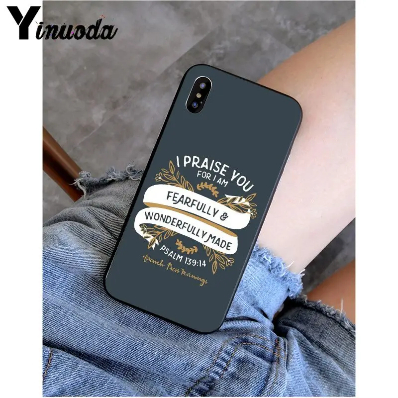 Чехол для телефона Yinuoda с текстом из Библии филиппинскими мотивами Иисусом
