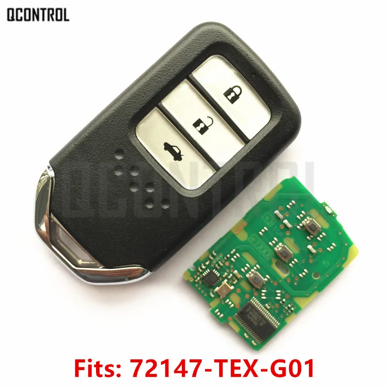 Умный ключ без ключа QCONTROL подходящий для Honda 72147-TEX-G01 городской Джаз XRV Venzel HRV CRV Accord