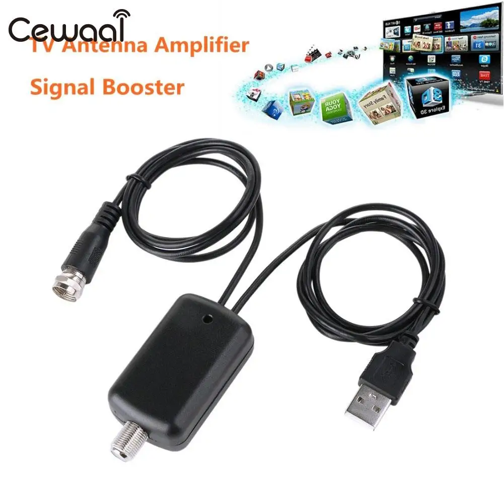 Антенный усилитель с USB питанием F порт/ТВ порт 1080P ТВ сигнала HD tv Box кабельный