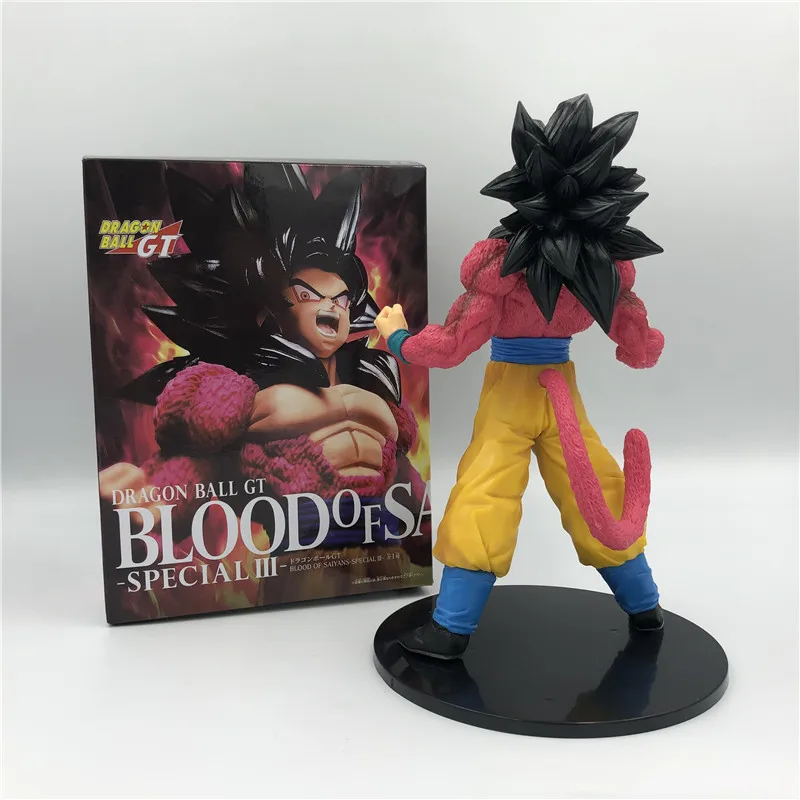 Dragon Ball Z Goku GT кровь Саян вырывается Супер Саян 4 красный боевой вер. ПВХ фигурка DBZ коллекция 20 см