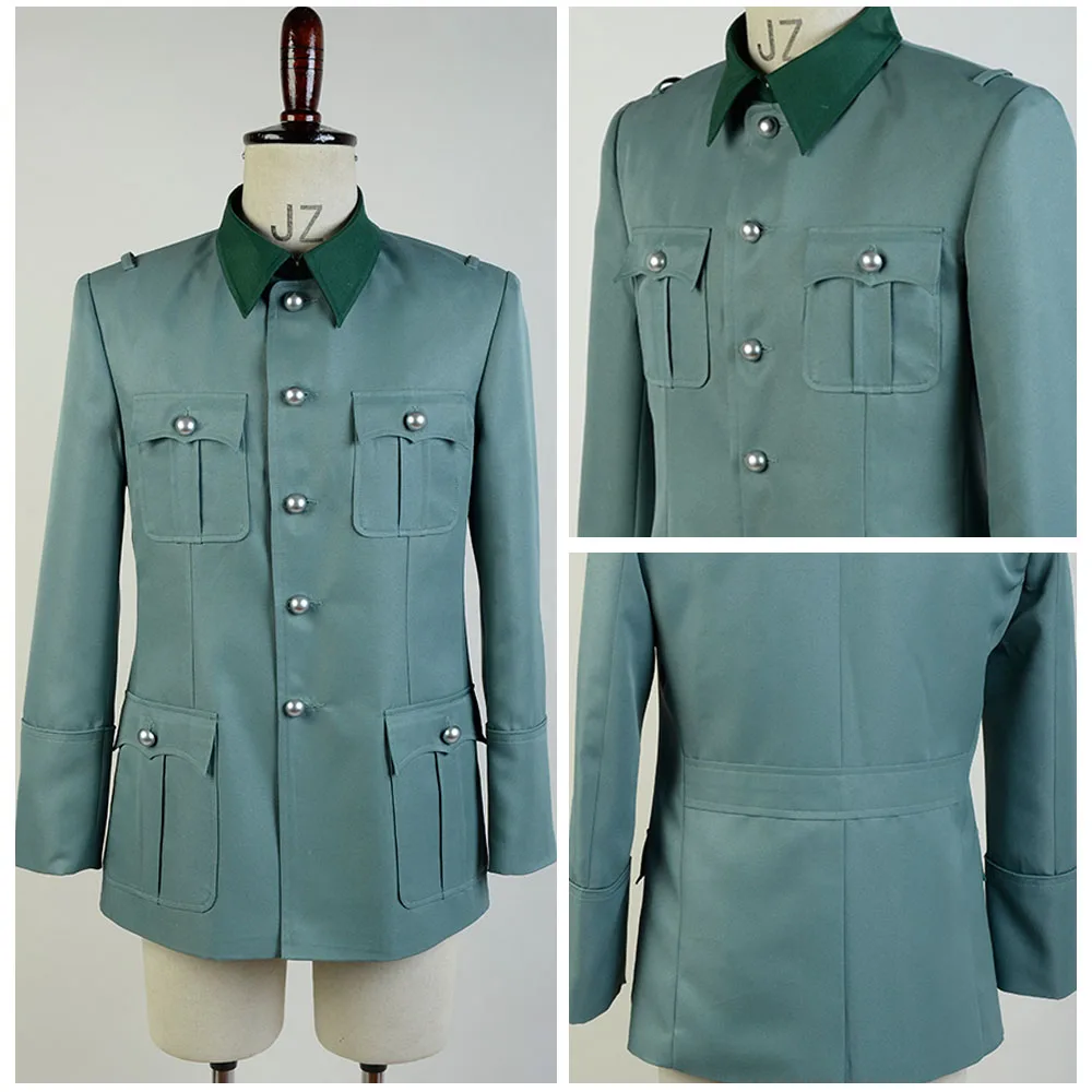 Немецкая униформа косплей костюм пальто только мальчики карнавал Хэллоуин