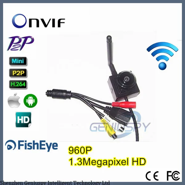 1 3 мегапиксельная 78 мм Рыбий глаз объектив широкий угол Onvif 960P беспроводная Ip Wifi