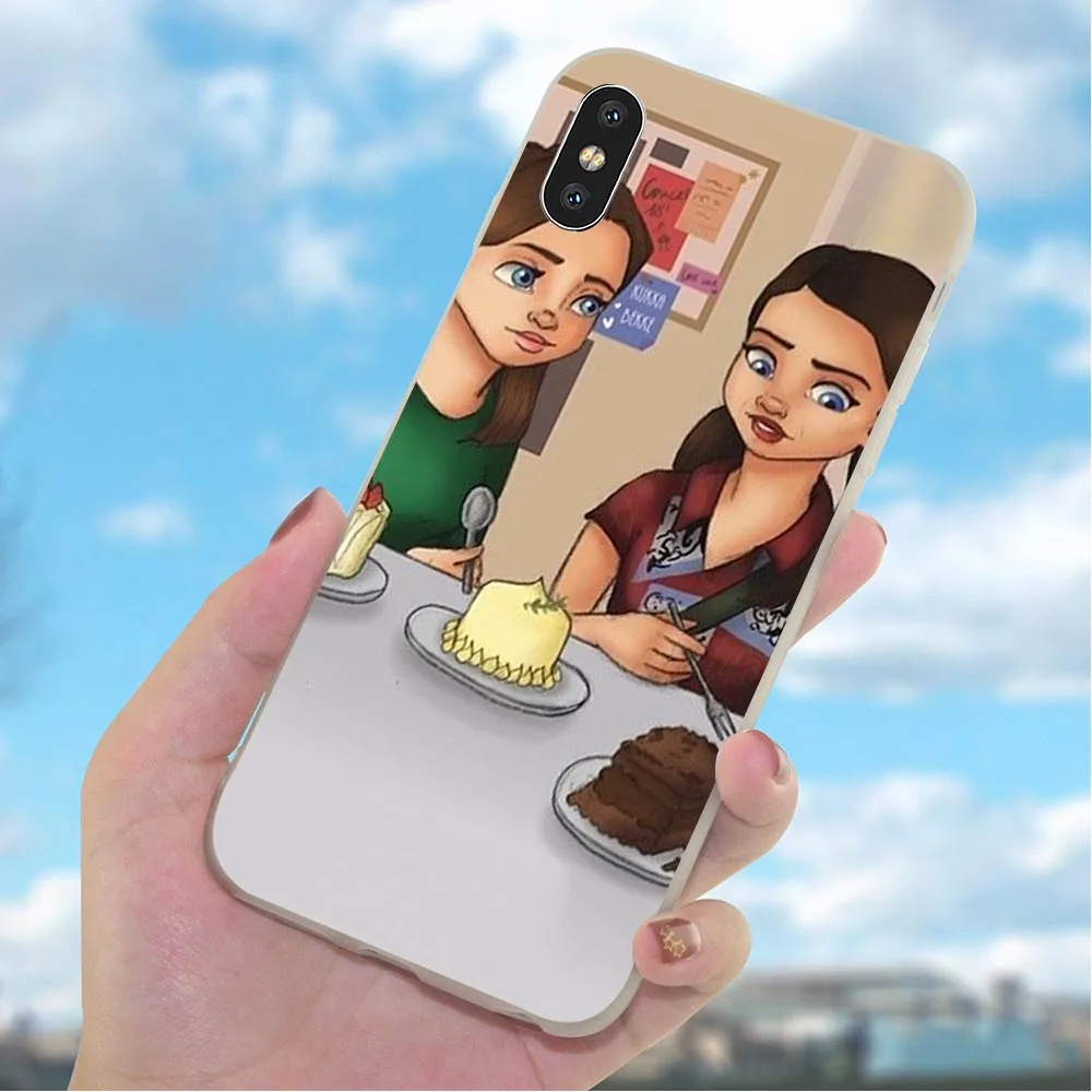 Мягкий чехол для телефона из ТПУ iPhone 7 Plus Gilmore девочек XR Xs Max X 8 6 6S 5S 5 SE 11 pro |
