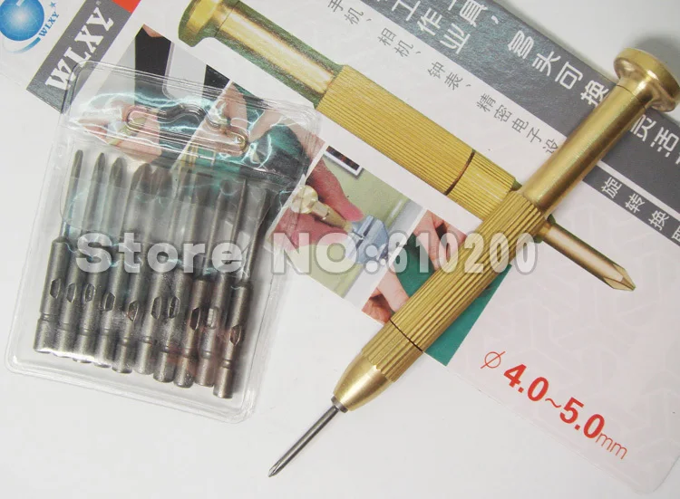 Free shipping High Quality MATERIAL PURE COPPER Handle 10 in1 Precision Screwdriver Set Tool Phone Camera Watch | Инструменты
