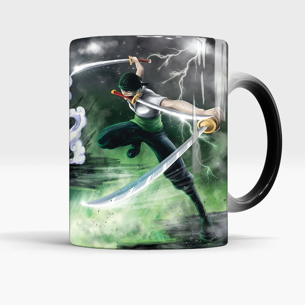 One piece gear 4 luffy Ace Zoro волшебная кружка меняющая цвет волшебные кружки для кофе чашка moring молочная чашка кружки подарок