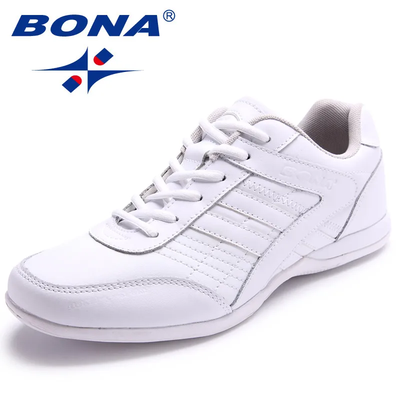 WHITE BONA/Новинка; популярные Стильные мужские кроссовки для бега; прогулочная беговая Обувь На Шнуровке; кроссовки; светильник; спортивная обувь; Быстрая - Цвет: WHITE