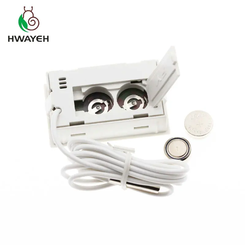 1 шт. цифровой термометр с ЖК-дисплеем для аквариума морозильной камеры черного и