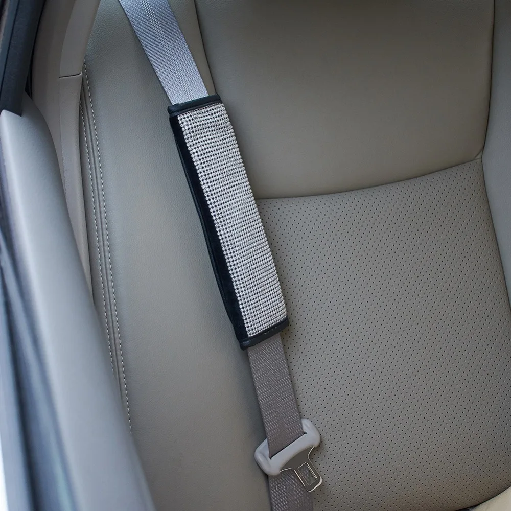 

Seat Belt Cover Pad PU Car Seat Belts Covers Children Baby Safety Headrest Neck Support Pillow Shoulder Pad