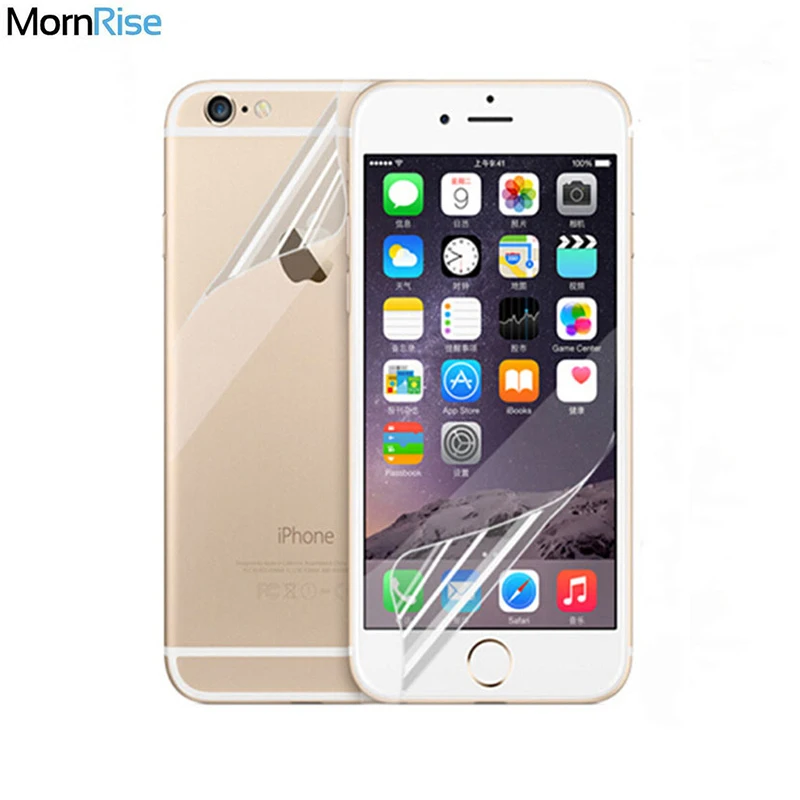 2 шт = 1 передняя + задняя часть для iPhone 8 Защитная прозрачная пленка Apple 7 6 S Plus|body