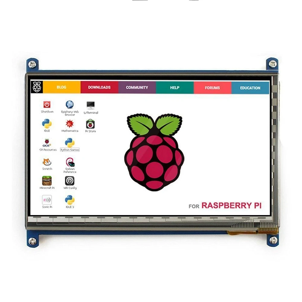 5-дюймовый сенсорный ЖК-экран HDMI Raspberry Pi 3 монитор ЖК-Дисплей 800x480 для Banana 3/2 Модель