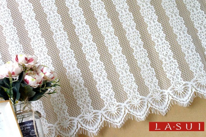 LASUI 1 5 м * 3 Проводные французские ресницы кружевные полоски Изысканная одежда