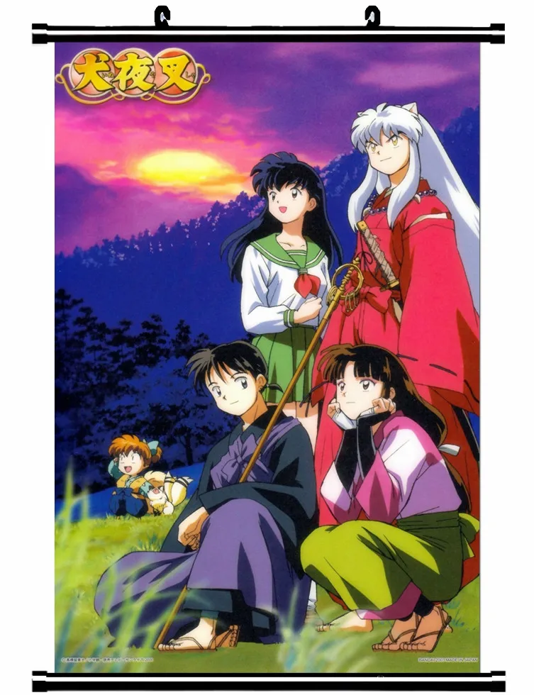 Японские декоративные картины аниме Inuyasha Higurashi Kagome &amp KAGURA Bankotsu Suikotsu домашний