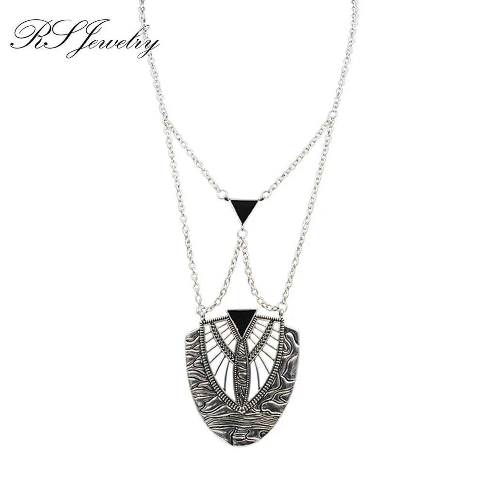 2018 Популярные Винтаж преувеличены Цепочки и ожерелья кисточкой богемный Стиль