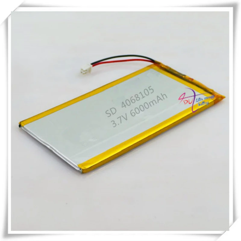 XHR-2P 2 54 3 7 V 6000mAh 4068105 полимерная литиевая батарея 6AH планшетный компьютер в 4070105 |