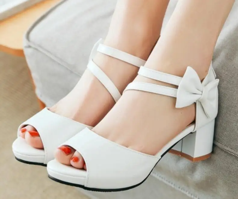 Офисные женские летние сандалии Chaussure Zapatos Mujer Лодочки на высоком массивном