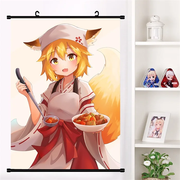 R Аниме Sewayaki Kitsune no Senko-san Senko Nakano Shiro Настенная роспись плакат Настенные подвесные плакаты коллекция домашнего декора - Цвет: R