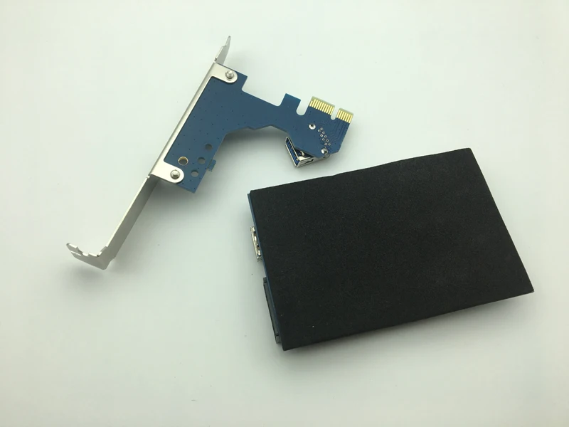 PCI Express 1X в 3 слота адаптер расширения конвертер e порт мультипликатор + USB 0