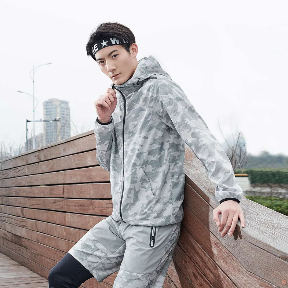 Мужская быстросохнущая камуфляжная куртка Youpin ULEEMARK свободное ветрозащитное