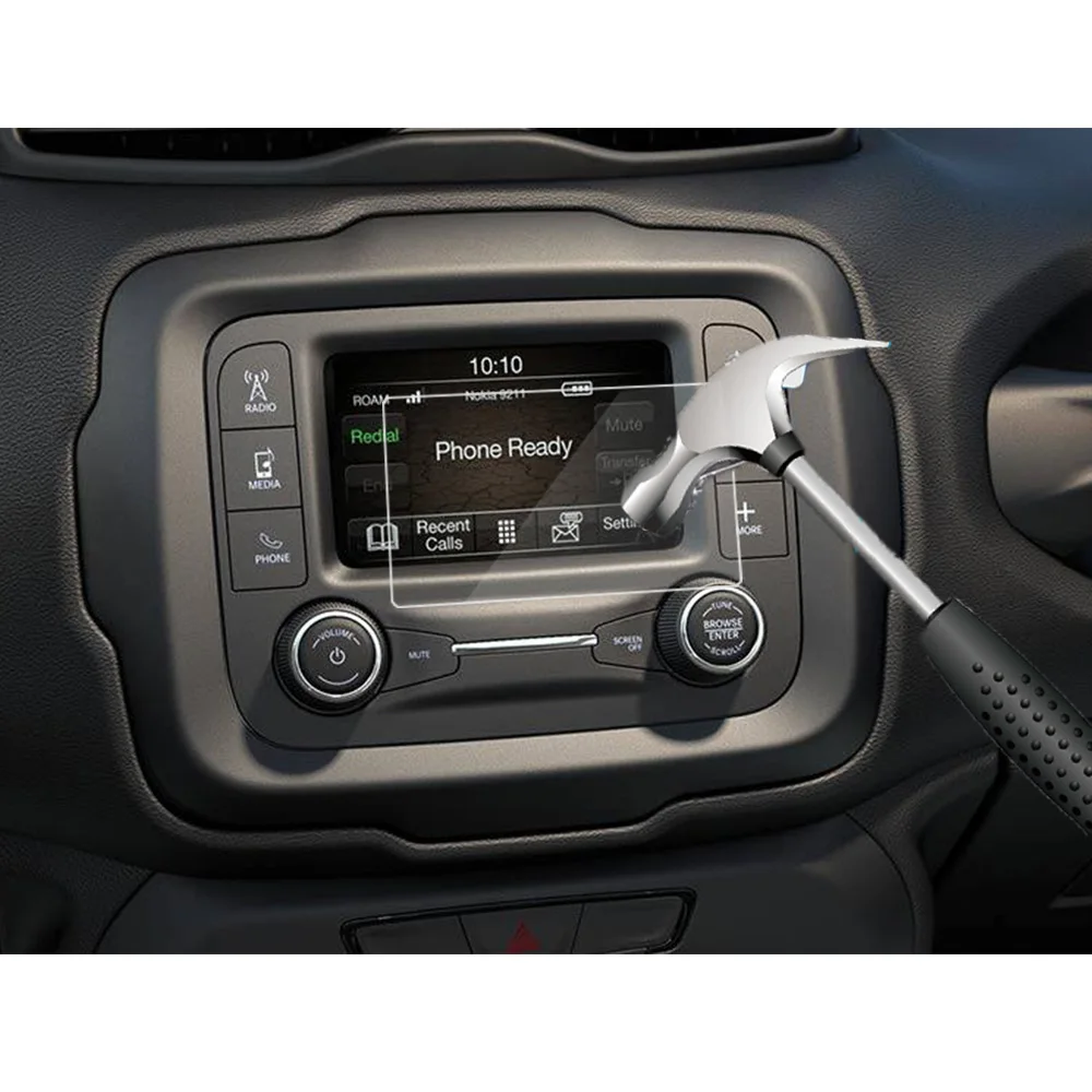 5 дюймов GPS навигационный экран протектор для Jeep Renegade 2018 2015 Wrangler 2019 компас