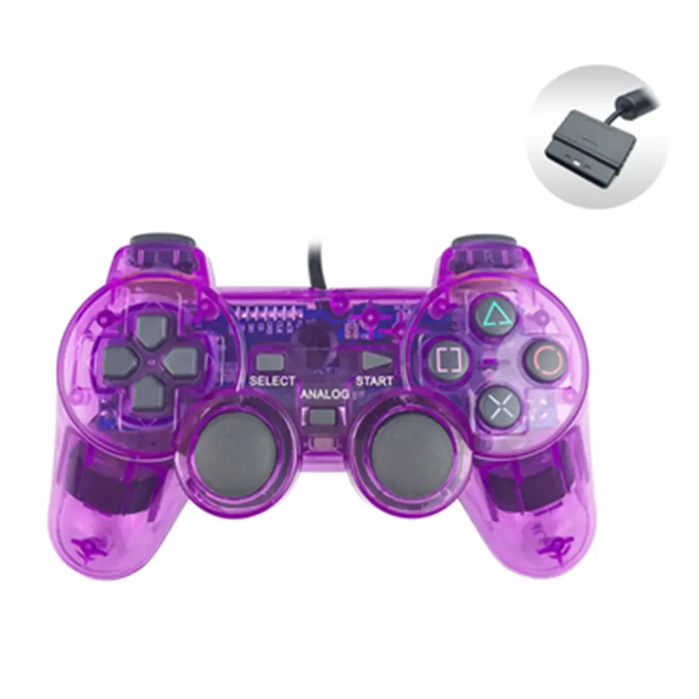 Проводной геймпад для sony PS2 контроллер для Mando PS2/PS2 джойстик для plasystation 2 полное колебание Shock Joypad проводной контроллер
