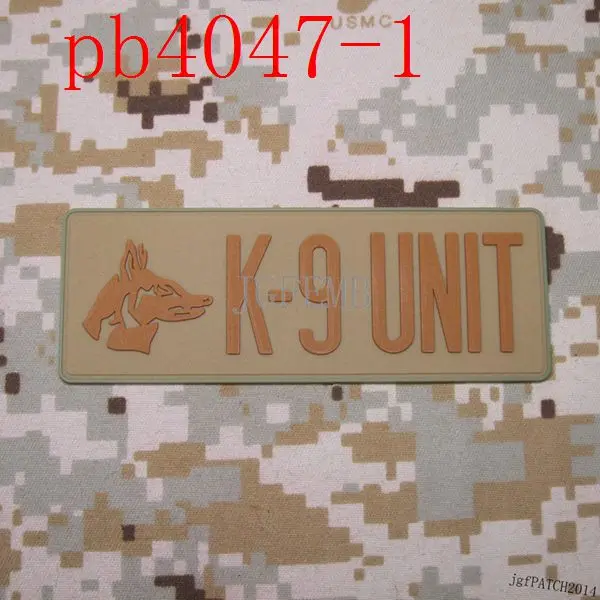 K-9 блок K9 собачья лапа боевой дух тактических военных 3D ПВХ патч
