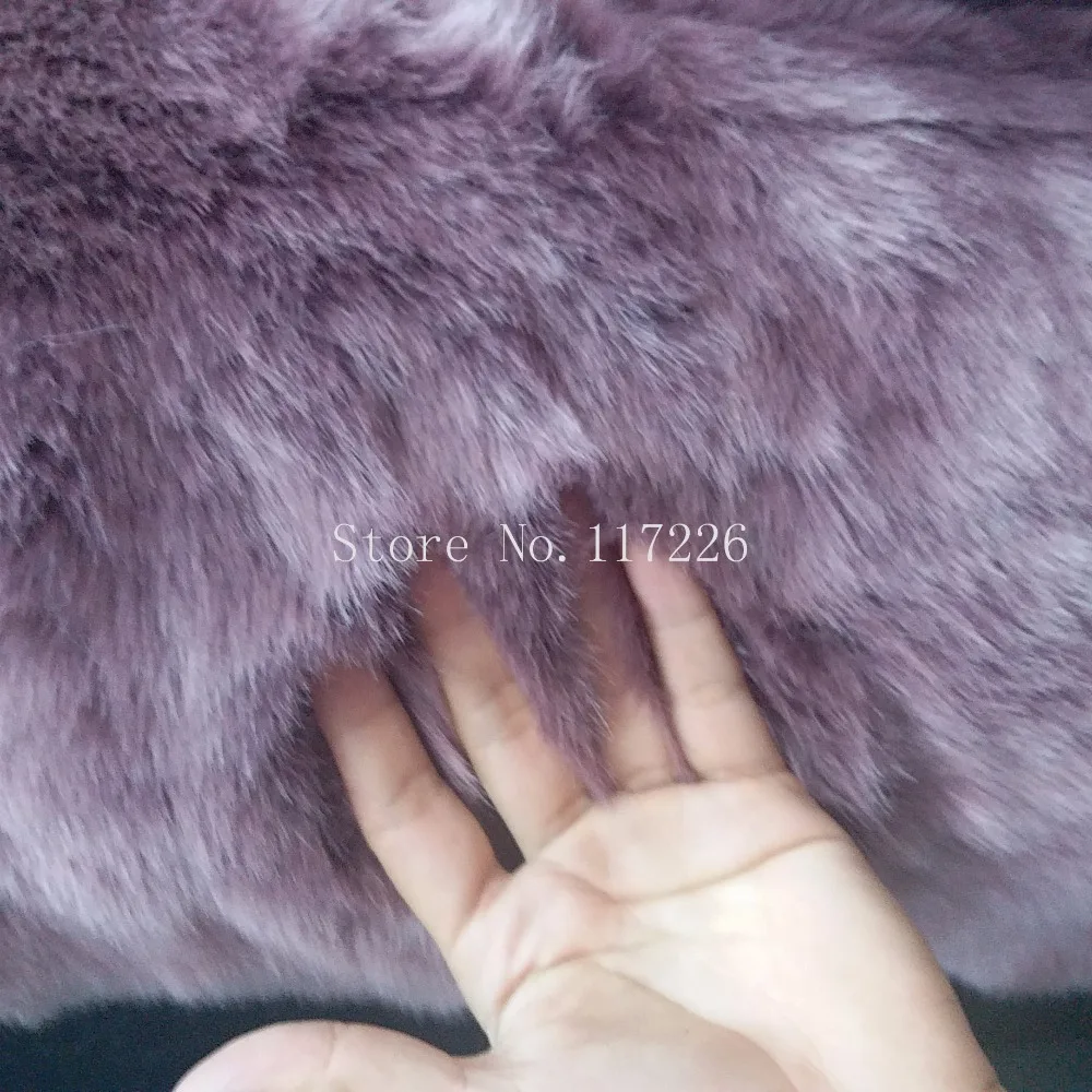Heavyweight 5 yards long faux fox fur fabric for coat DIY Accessories top dyed melange fluffy JRB-65894 | Дом и сад