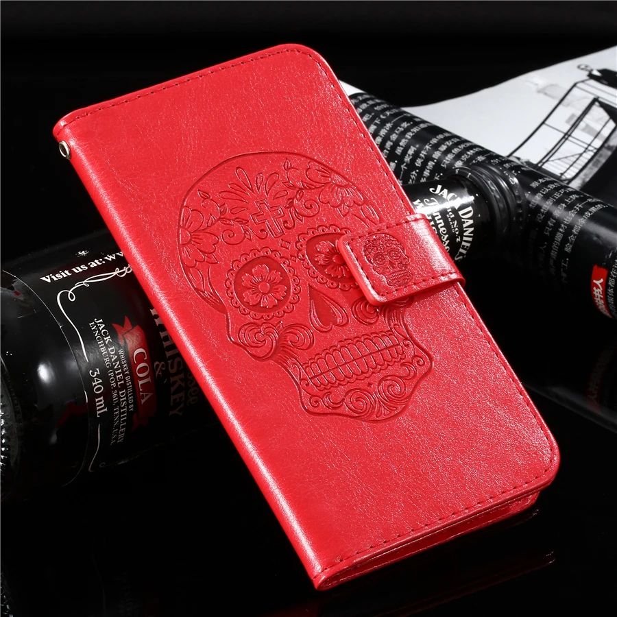 Skull Red GUCOON череп волк чехол для crosscall TREKKER-M1 крышка сердечника защитный винтажный телефонный чехол для crosscall TREKKER M1 основной корпус - Цвет: Skull Red