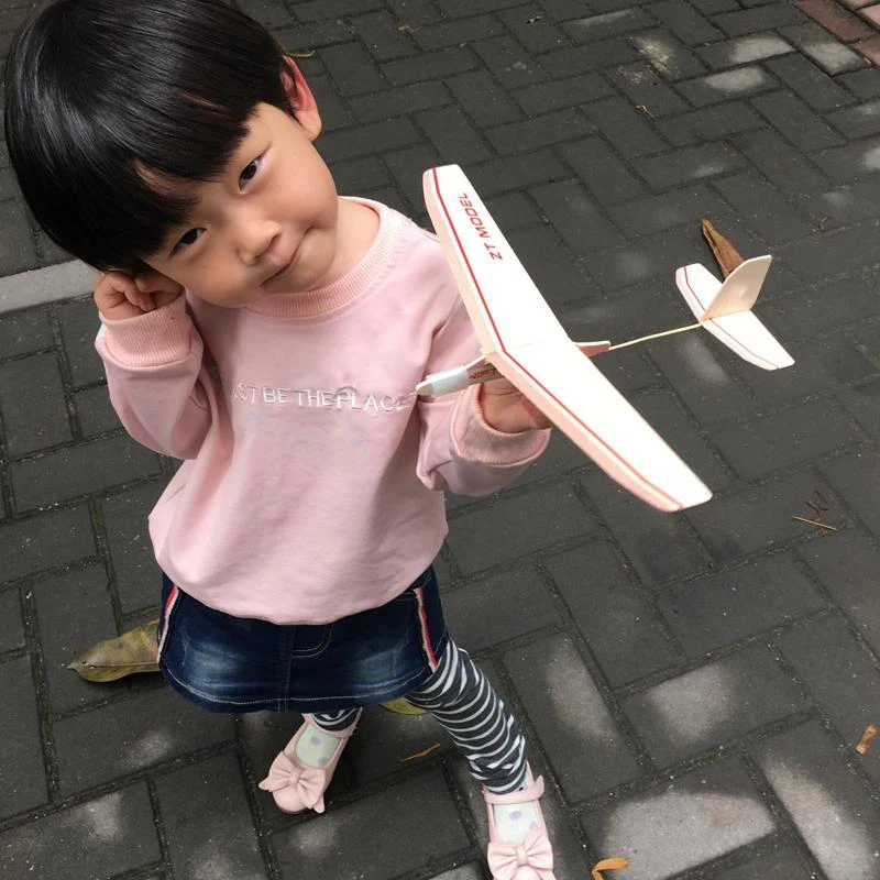 Willowbiter Balsa Wood Hand Throw Airplane Model Kits DIY Outdoor Toys Manual Class Teaching Material | Игрушки и хобби