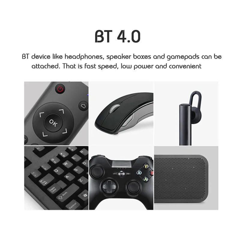 Оригинальный XGODY H96 Мини Bluetooth 4 0 Smart TV Box Android 7 1 Nougat Amlogic S905W четырехъядерный 2G + 16G 4K HD